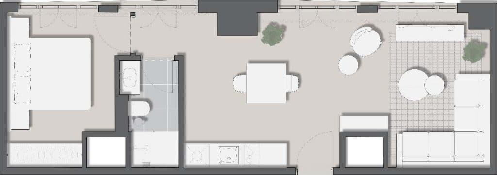 One bedroom apartment